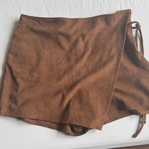 Vegan Suede 🤎 skirt ABERCROMBIE (m)